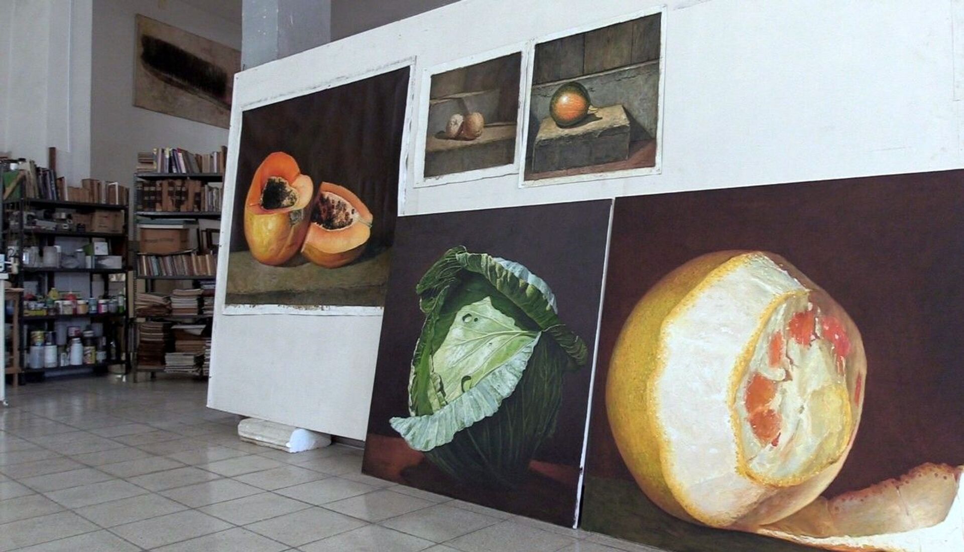Frutas tropicales pintadas por el artista plástico Arturo Montoto - Sputnik Mundo, 1920, 11.02.2021