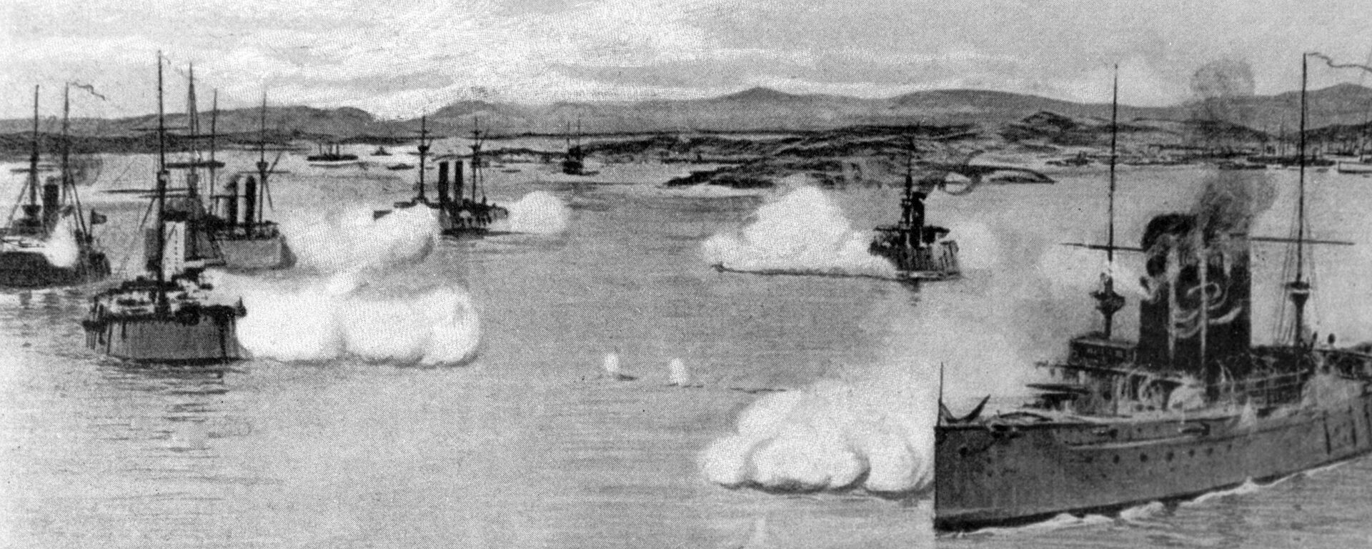 Variag y Koreets participan en una batalla naval contra los buques japoneses - Sputnik Mundo, 1920, 09.02.2021