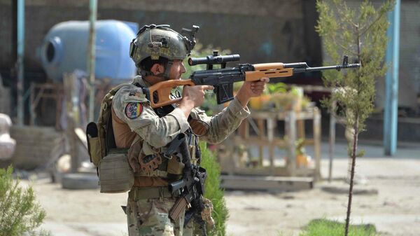 Soldado afgano en Jalalabad, Afganistán - Sputnik Mundo