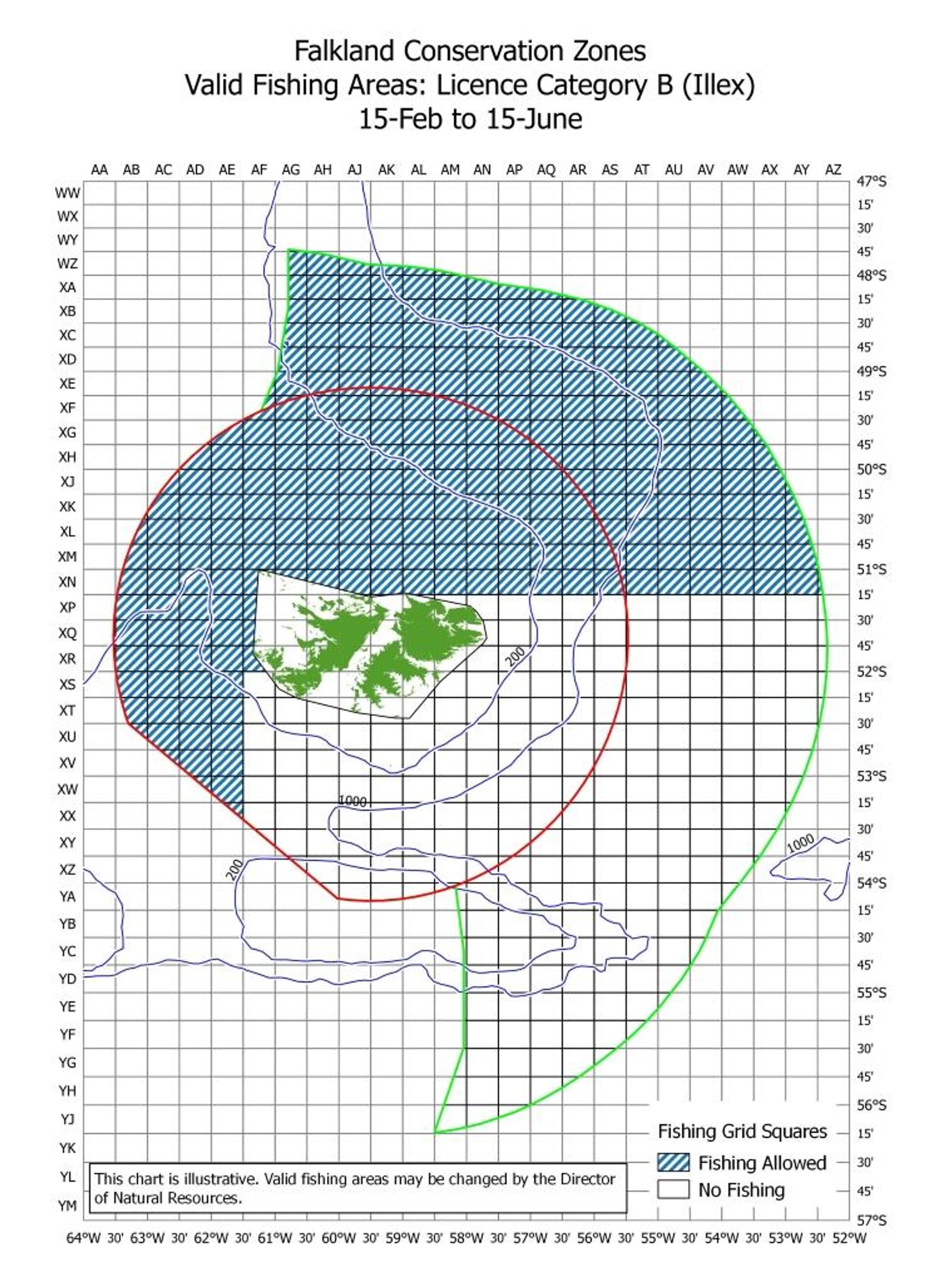 Zona en la que el Gobierno de las Islas Malvinas otorga licencias para la pesca de calamar illex - Sputnik Mundo, 1920, 18.02.2021