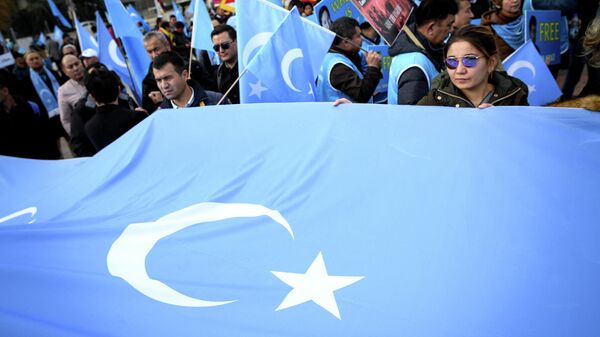 Bandera uigur  - Sputnik Mundo