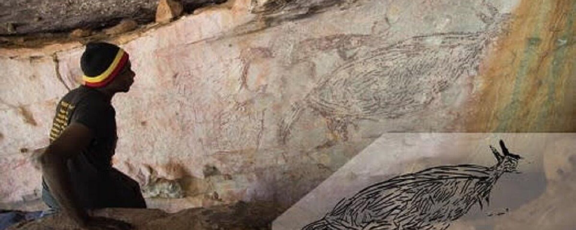 El dibujo rupestre más antiguo de Australia que tiene edad de más de 17.000 años - Sputnik Mundo, 1920, 23.02.2021
