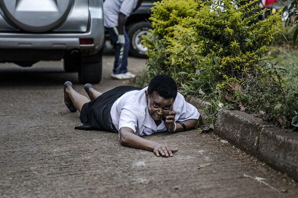 Fotos del español Luis Tato sobre el ataque terrorista contra un hotel en Nairobi en enero de 2019 - Sputnik Mundo
