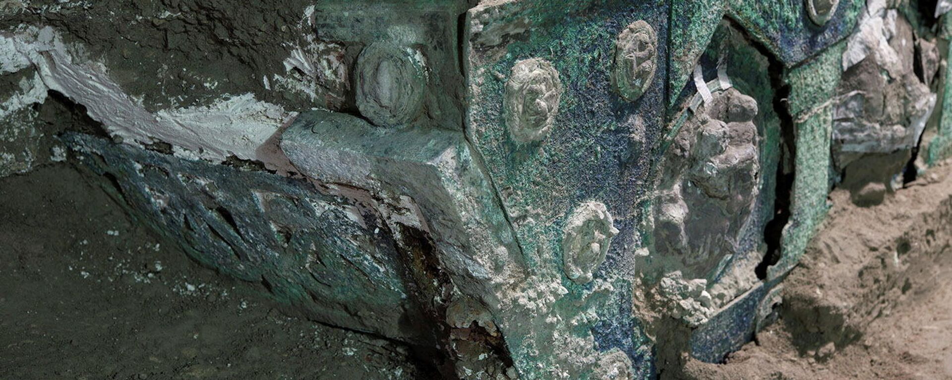 La carroza ceremonial encontrada en Pompeya - Sputnik Mundo, 1920, 27.02.2021