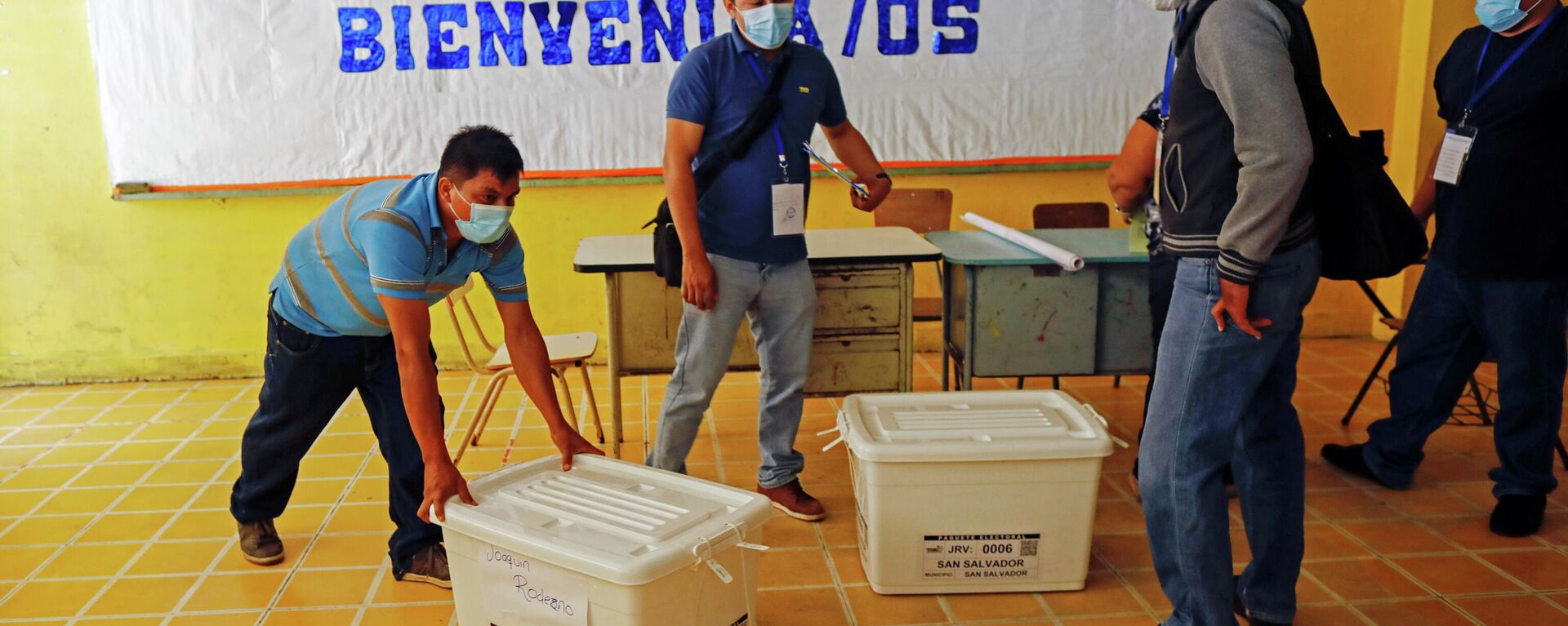 Preparación para las elecciones en El Salvador - Sputnik Mundo, 1920, 28.02.2021