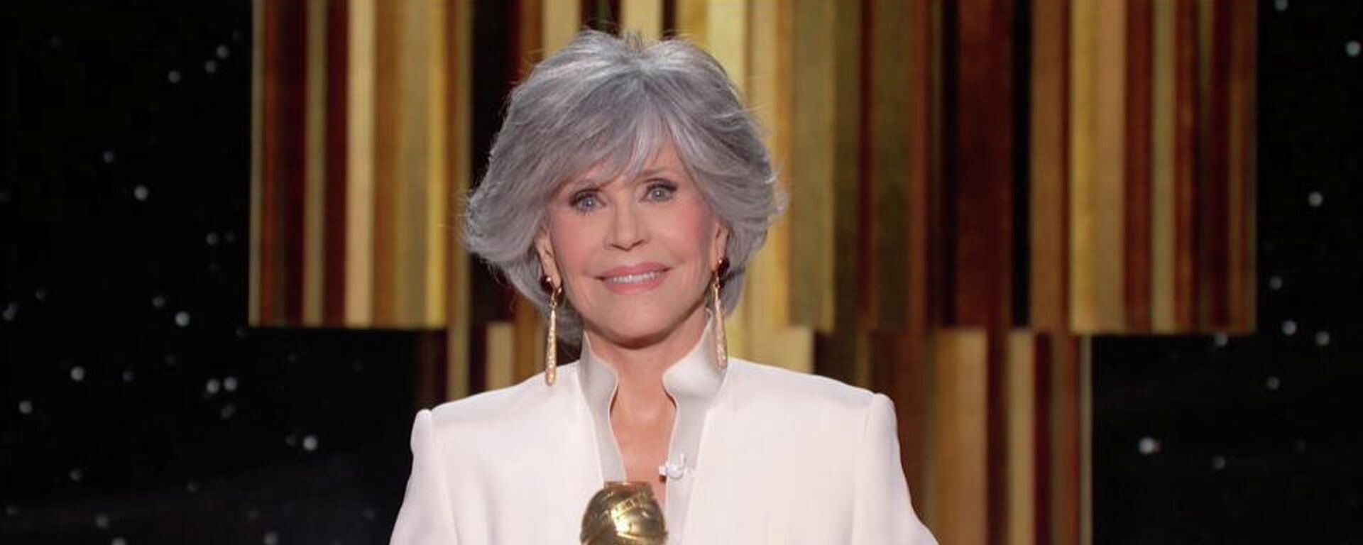 Jane Fonda, actriz estadounidense, recibe el premio  Cecil B. DeMille en la 78 ceremonia de los Globo de Oro - Sputnik Mundo, 1920, 01.03.2021