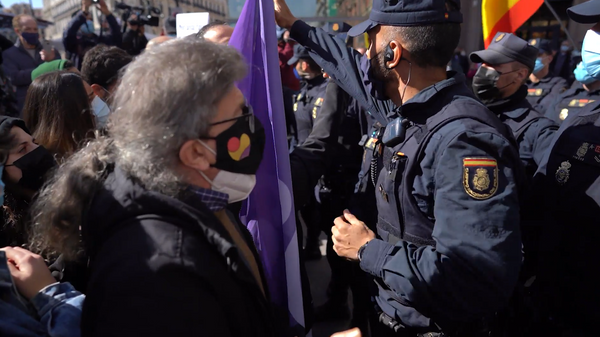 Marcha en defensa de la Sanidad Pública en Madrid - Sputnik Mundo