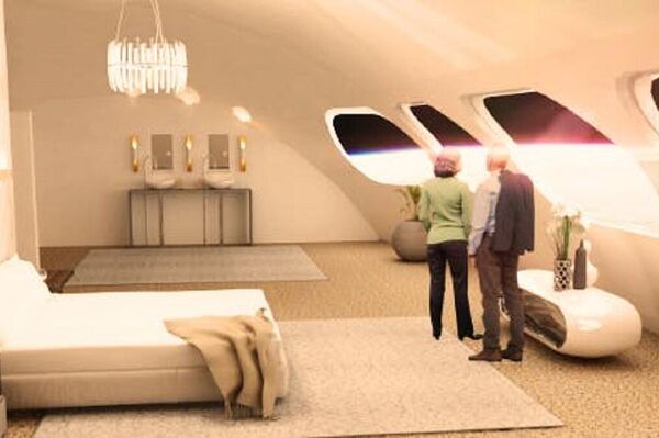 Un apartamento de lujo del hotel espacial Voyager Station - Sputnik Mundo