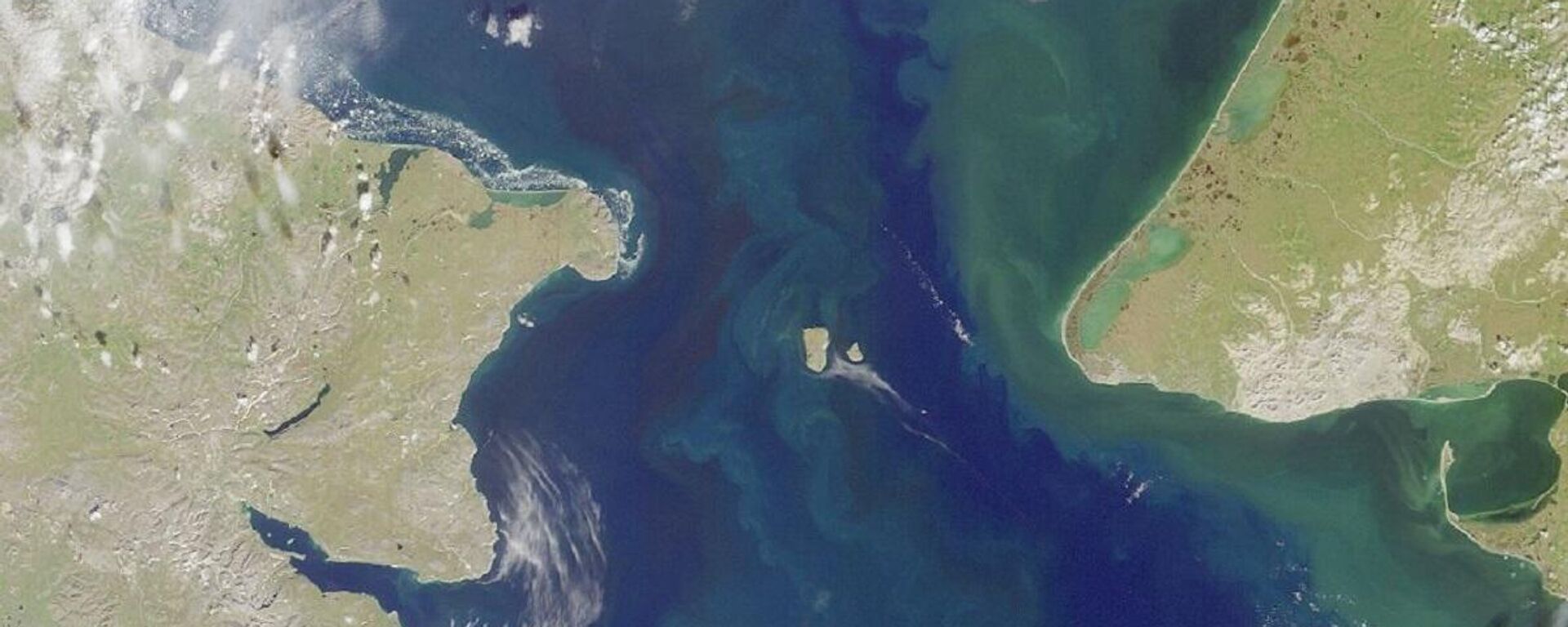 El estrecho de Bering que separa Siberia de Alaska en el Pacífico Norte - Sputnik Mundo, 1920, 03.05.2021