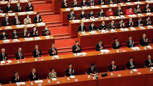 Una sesión de Asamblea Popular Nacional de China - Sputnik Mundo