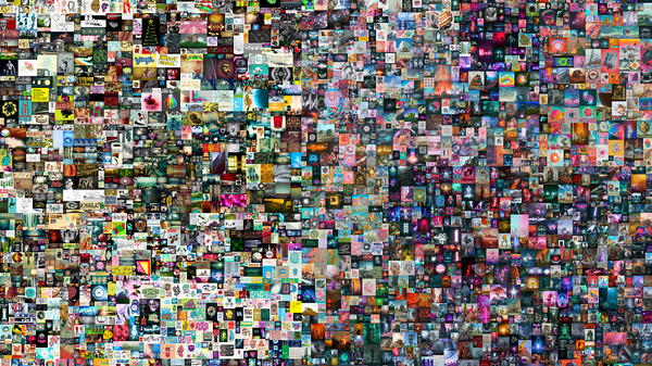 El 'collage' del artista digital estadounidense 'Beeple', titulado 'Everydays: The First 5000 Days' ('Todos los días: los primeros 5.000 días')  - Sputnik Mundo