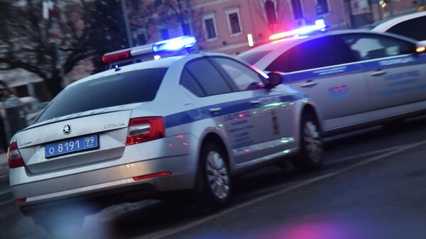 Un coche policial ruso (foto referencial) - Sputnik Mundo