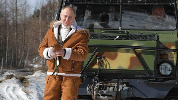 Отдых президента РФ В. Путина в Сибири - Sputnik Mundo