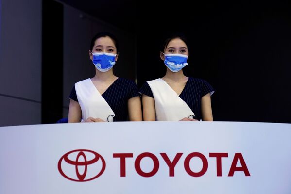El stand de Toyota en el XIX Salón Internacional del Automóvil de Shanghái. - Sputnik Mundo