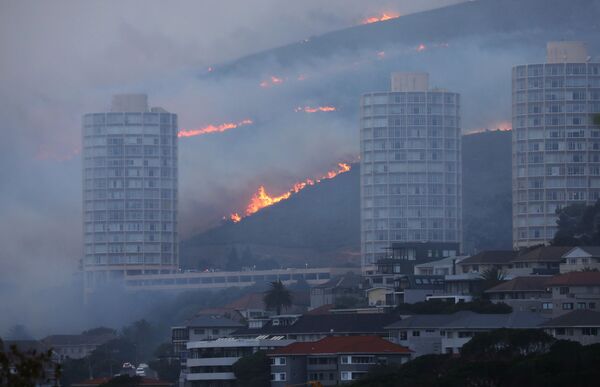 En la mañana del 20 de abril se supo que el fuego se intensificó y su área alcanzó las 500 hectáreas. Por el momento unos 5.000 bomberos trabajan en el lugar y son ayudados por voluntarios. - Sputnik Mundo