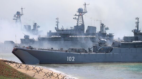 Buques de la Flota del Mar Negro en Crimea - Sputnik Mundo