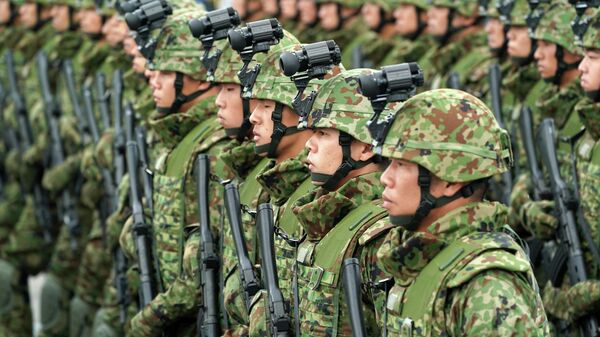 Soldados de las Fuerzas de Autodefensa de Japón - Sputnik Mundo