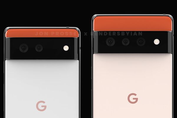 Render del smartphone Google Pixel 6 - Sputnik Mundo