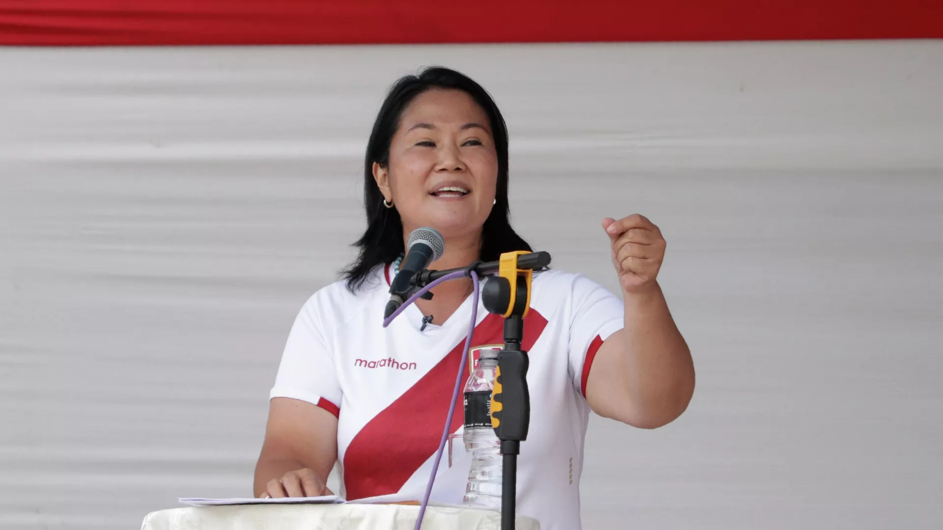 La candidata a la presidencia de Perú, Keiko Fujimori, durante un acto - Sputnik Mundo, 1920, 05.09.2022