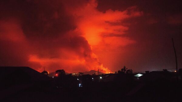 La erupción de Nyiragongo - Sputnik Mundo