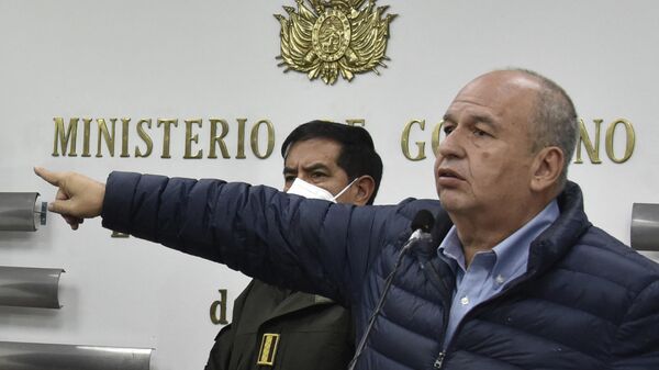 Arturo Murillo , exministro de Gobierno de Bolivia - Sputnik Mundo