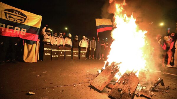 Protestas en Colombia - Sputnik Mundo