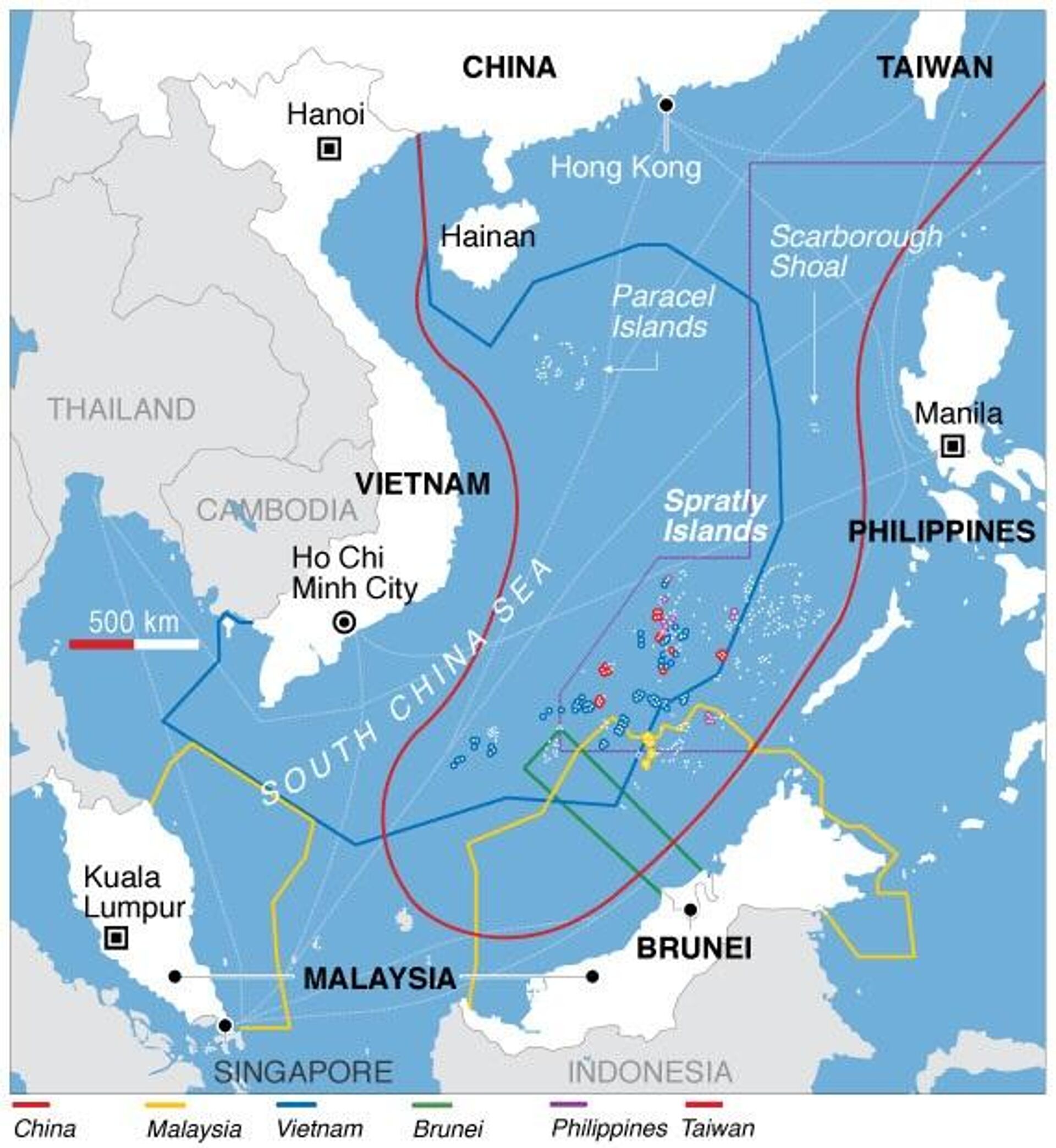 Reclamaciones territoriales en el mar de la China Meridional - Sputnik Mundo, 1920, 03.06.2021