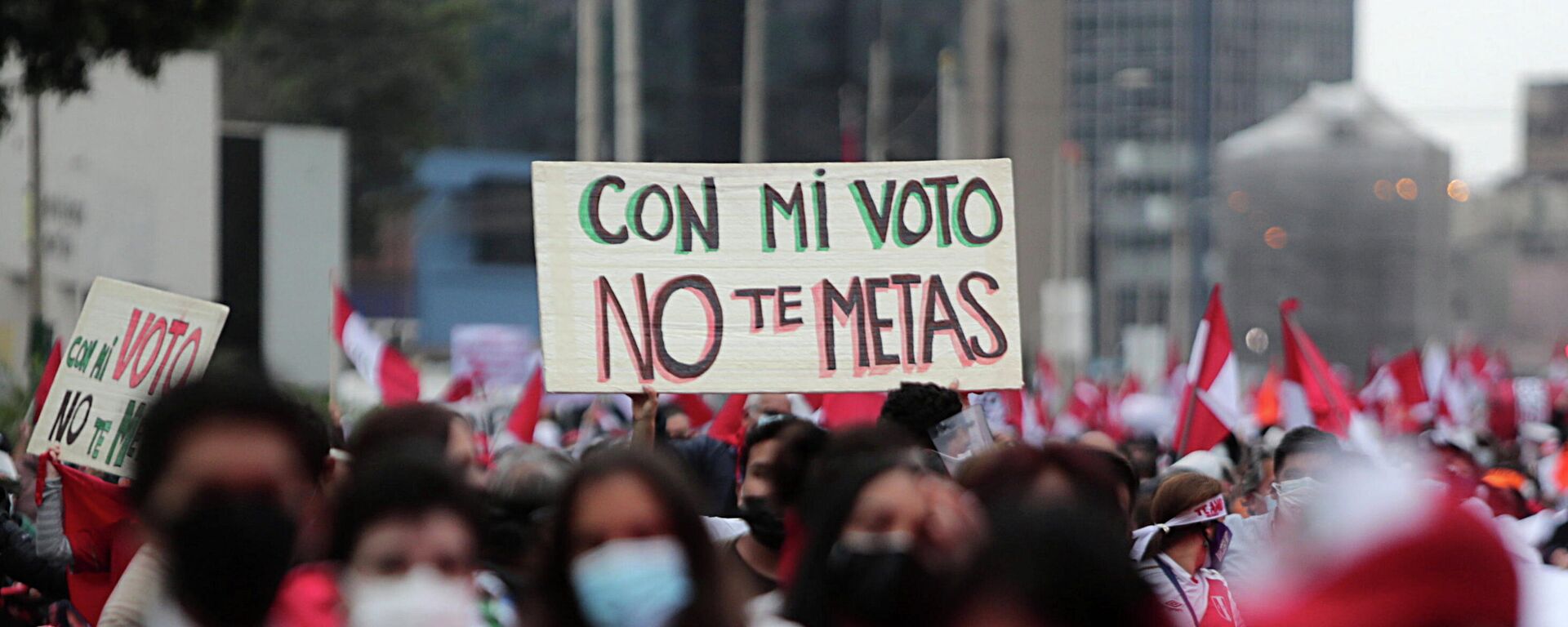 Manifestaciones en Perú - Sputnik Mundo, 1920, 23.06.2021