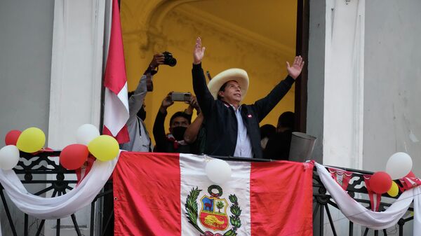 Pedro Castillo, candidato a la presidencia de Perú - Sputnik Mundo