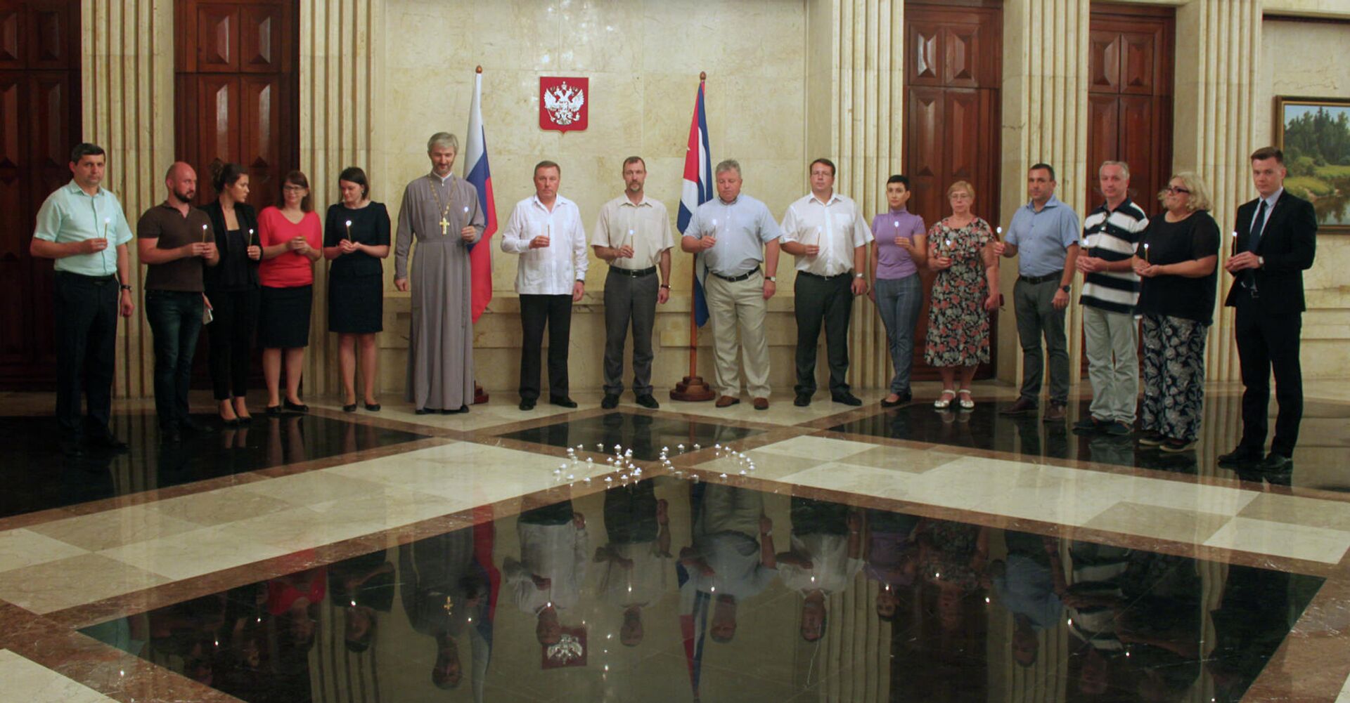 Ceremonia de la Vela de la Memoria en la embajada rusa en Cuba - Sputnik Mundo, 1920, 22.06.2021
