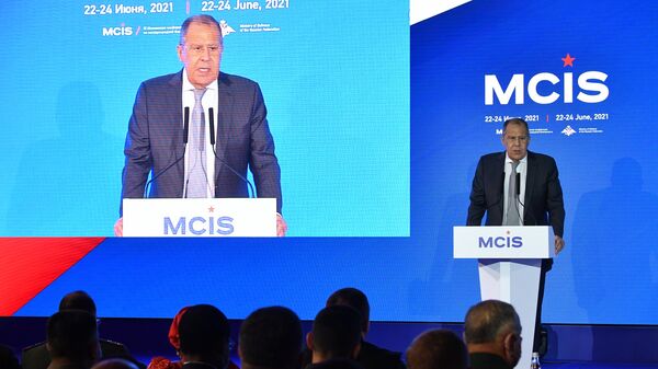 Serguéi Lavrov interviene en la Conferencia de Moscú sobre Seguridad Internacional (MCIS) - Sputnik Mundo