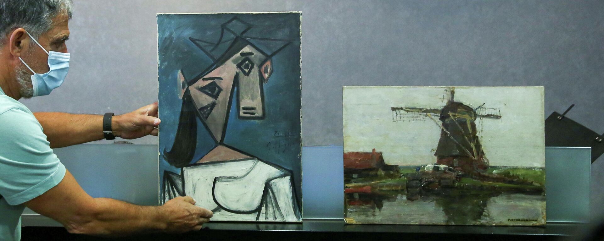 Obras de Picasso y Mondrian robadas hace nueve años de la Galería Nacional de Grecia (Atenas) - Sputnik Mundo, 1920, 29.06.2021