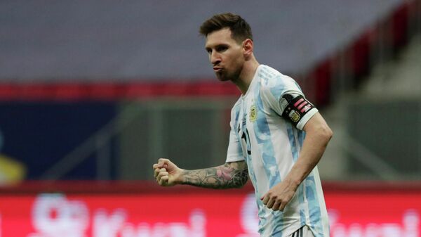 Lionel Messi, futbolista argentino - Sputnik Mundo