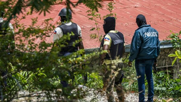 Policíaas de Haití en Puerto Príncipe - Sputnik Mundo