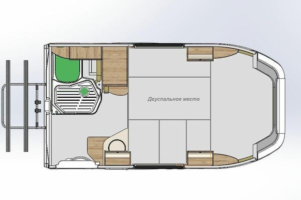 Configuración de la cabina en modo de dormitorio - Sputnik Mundo