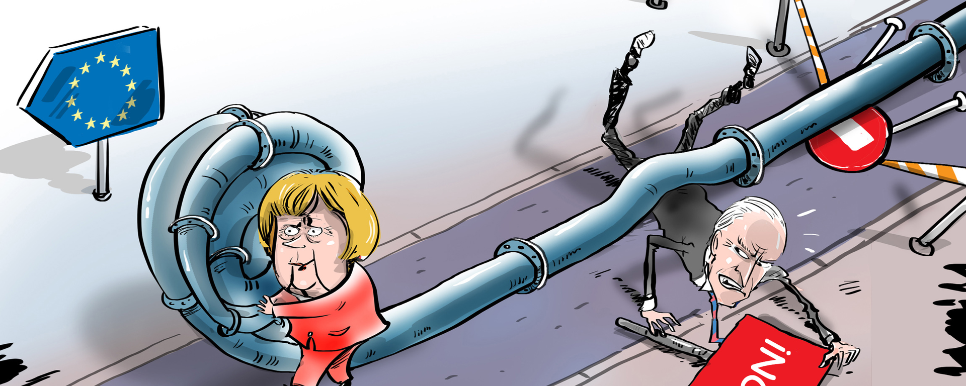 Merkel desaira a Biden - Sputnik Mundo, 1920, 13.07.2021