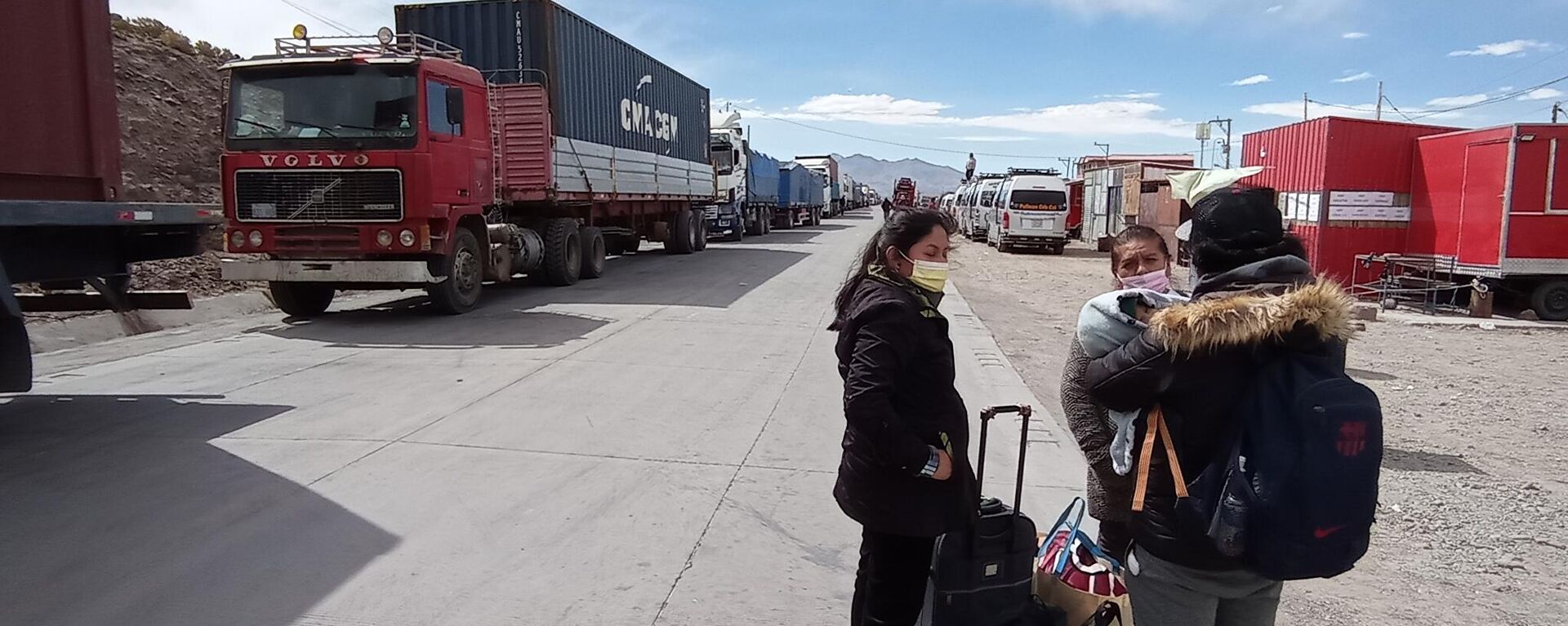 Camiones varados en la frontera entre Bolivia y Chile - Sputnik Mundo, 1920, 22.07.2022