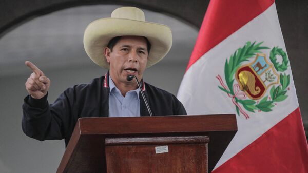 Pedro Castillo, presidente electo de Perú - Sputnik Mundo