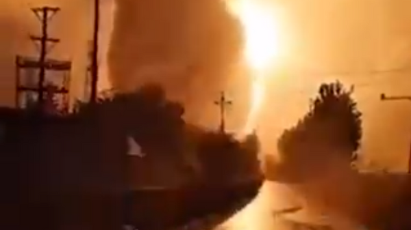 Explosión en una fábrica de la provincia china de Henan, el 20 de julio del 2021 - Sputnik Mundo