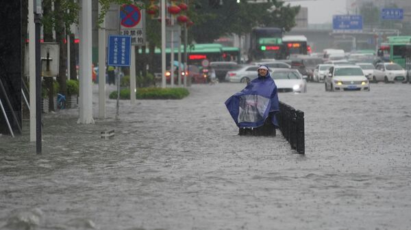 Inundaciones en Zhengzhou, China - Sputnik Mundo