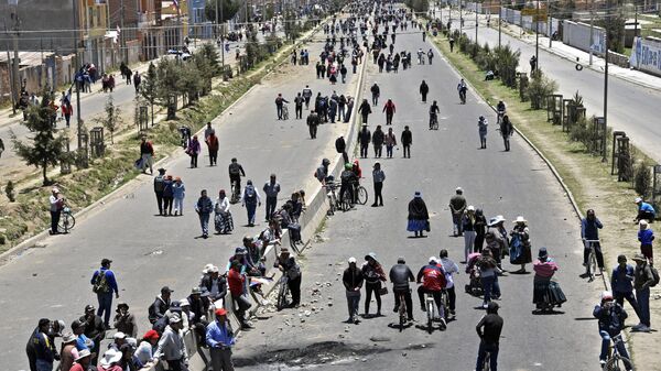 Protestas en El Alto, Bolivia - Sputnik Mundo