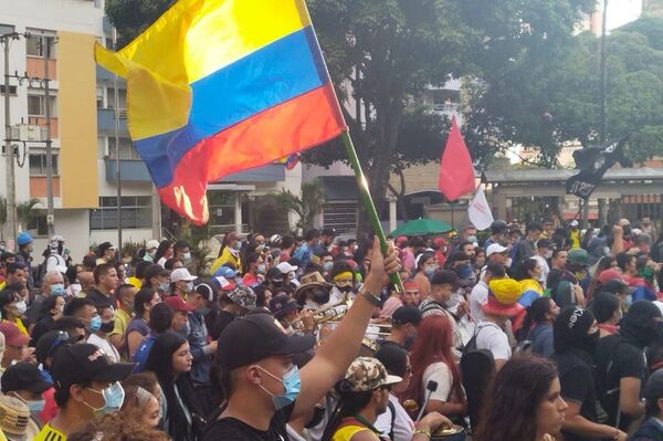 Manifestación en Bucaramanga, Colombia - Sputnik Mundo