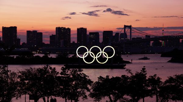 Aros olímpicos en Tokio, Japón - Sputnik Mundo