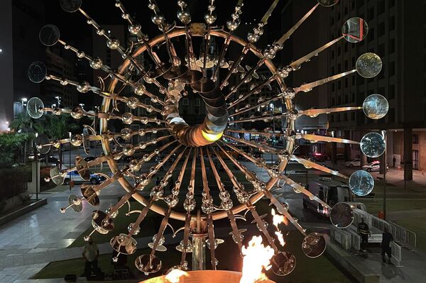 La llama olímpica en Río de Janeiro, Brasil - Sputnik Mundo
