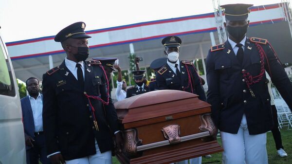 Los funerales nacionales del presidente asesinado de Haití, Jovenel Moise - Sputnik Mundo