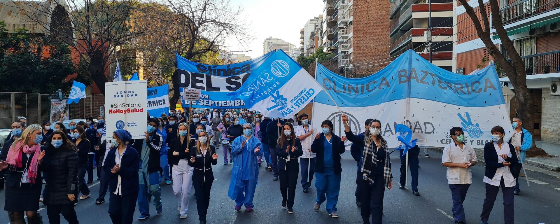 Protestas de trabajadores de la salud en Argentina - Sputnik Mundo, 1920, 03.07.2024