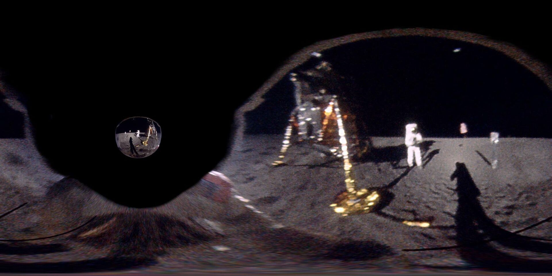 El reflejo de la Luna en el visor del astronauta Buzz Aldrin durante la misión del Apollo 11 - Sputnik Mundo, 1920, 24.07.2021