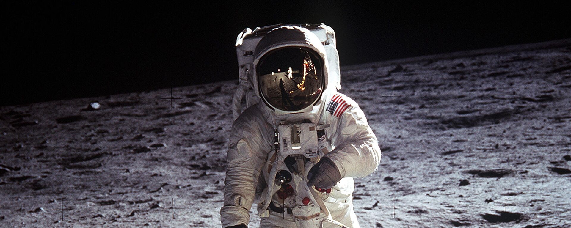 La icónica foto del Buzz Aldrin en la Luna en 1969 - Sputnik Mundo, 1920, 24.07.2021