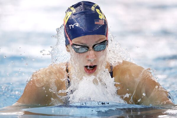 La nadadora estadounidense Katie Grimes, de 15 años. - Sputnik Mundo
