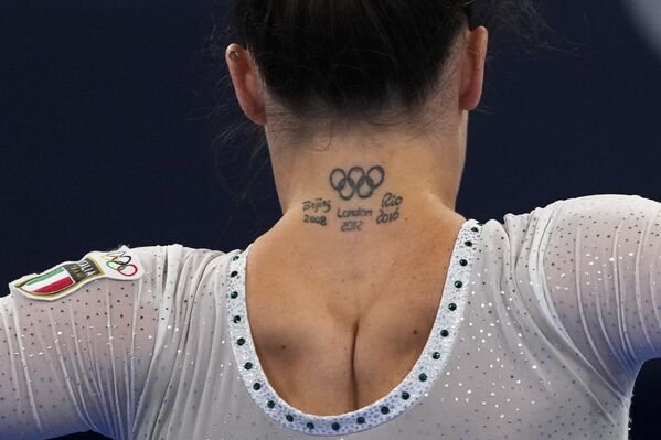 Vanessa Ferrari (Italia), durante la ronda de clasificación de gimnasia artística femenina. - Sputnik Mundo